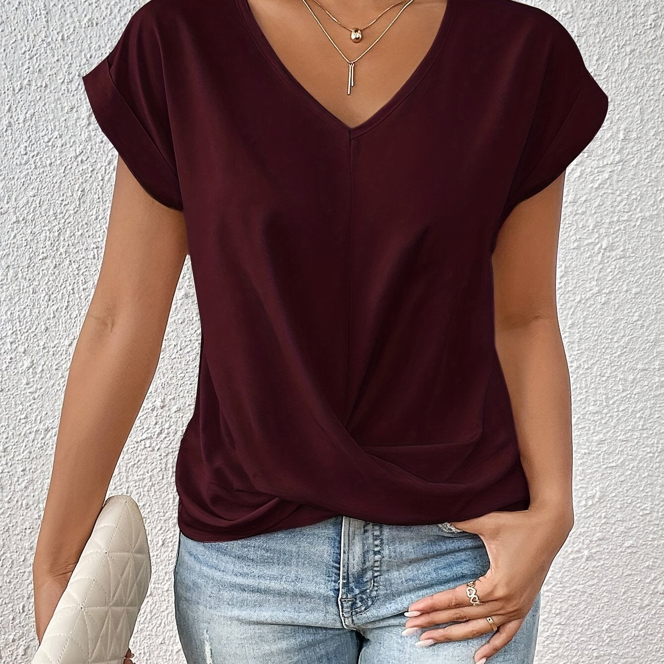T-shirt – Bomuld-Polyesterblanding & Fleksibel Form