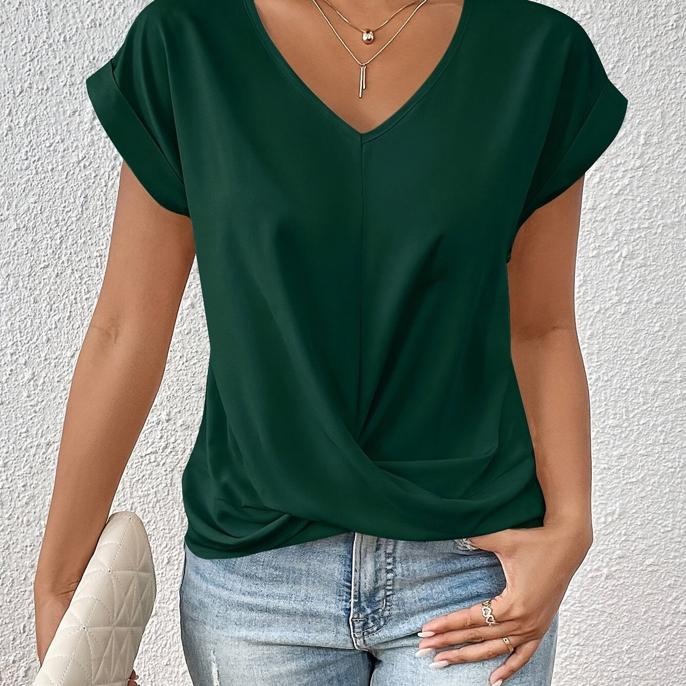 T-shirt – Bomuld-Polyesterblanding & Fleksibel Form