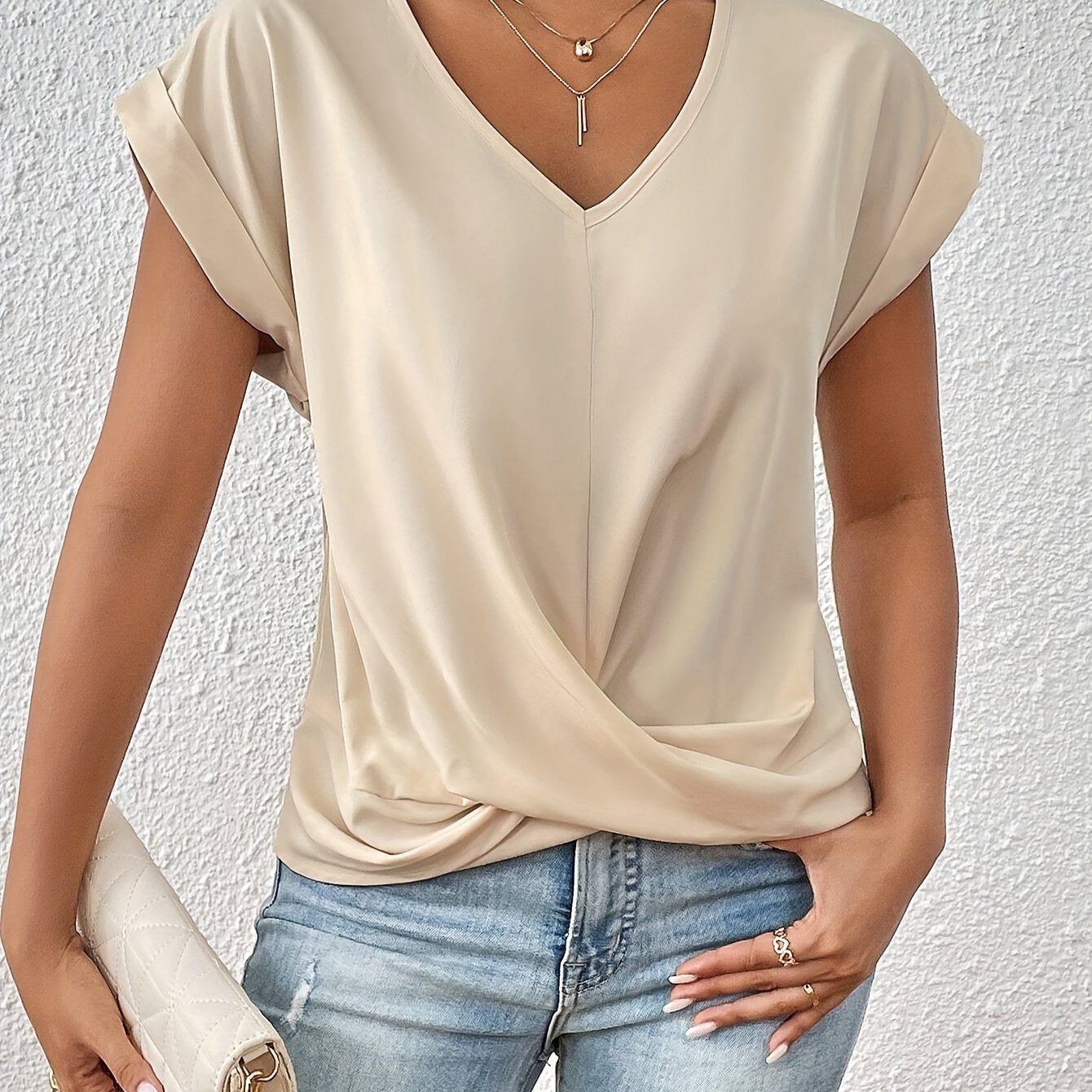 T-shirt – Bomuld-Polyesterblanding & Fleksibel Form