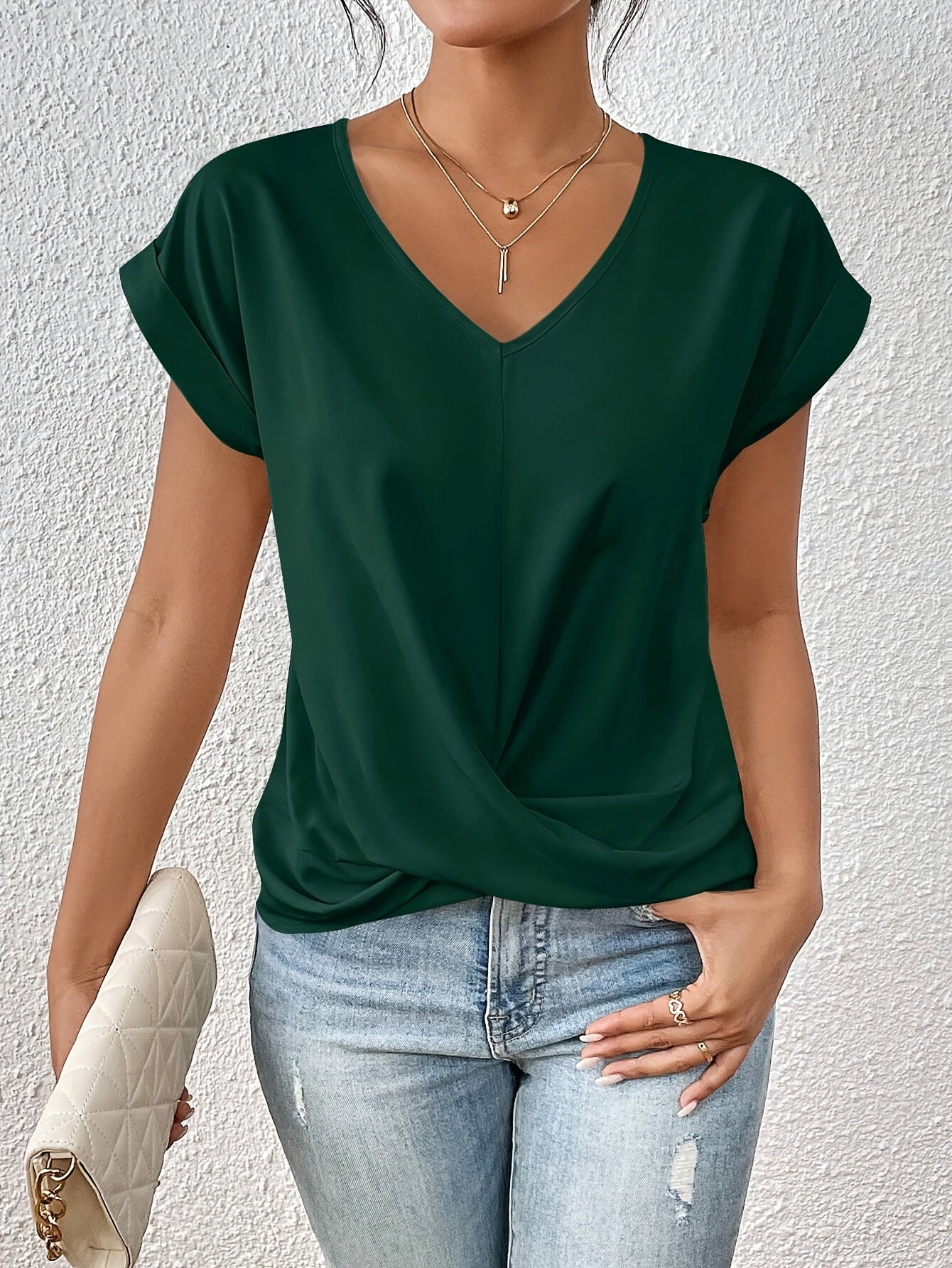 T-shirt – Bomuld-Polyesterblanding & Fleksibel Form